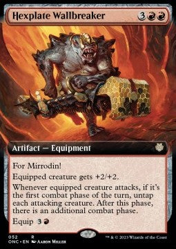 Hexplate Wallbreaker⁣ - Commander: Phyrexia: All Will Be One: Extras⁣ (Rare)⁣ [52]