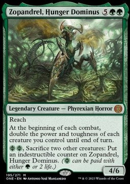 Zopandrel, Hunger Dominus⁣ - Phyrexia: All Will Be One⁣ (Mythic)⁣ [195]