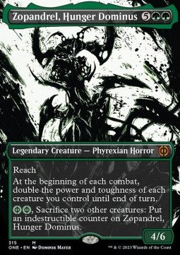 Zopandrel, Hunger Dominus (V.1)⁣ - Phyrexia: All Will Be One: Extras⁣ (Mythic)⁣ [315]