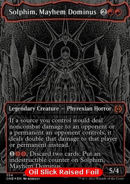 Solphim, Mayhem Dominus (V.2)⁣ - Phyrexia: All Will Be One: Extras⁣ (Mythic)⁣ [354]