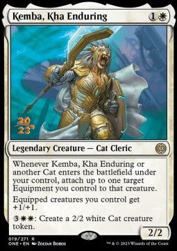 Kemba, Kha Enduring (V.1)⁣ - Phyrexia: All Will Be One: Promos⁣ (Rare)⁣ [19]
