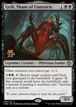 Geth, Thane of Contracts (V.1)⁣ - Phyrexia: All Will Be One: Promos⁣ (Rare)⁣ [95]