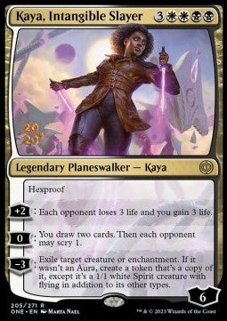 Kaya, Intangible Slayer (V.1)⁣ - Phyrexia: All Will Be One: Promos⁣ (Rare)⁣ [205]