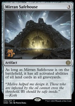 Mirran Safehouse (V.1)⁣ - Phyrexia: All Will Be One: Promos⁣ (Rare)⁣ [232]