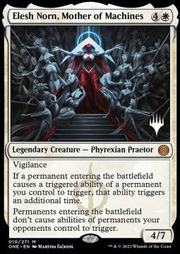 Elesh Norn, Mother of Machines (V.2)⁣ - Phyrexia: All Will Be One: Promos⁣ (Mythic)⁣ [10]