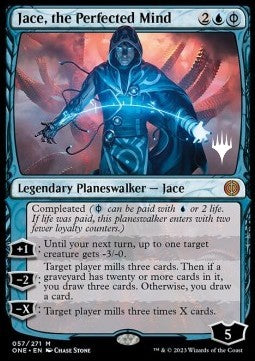 Jace, the Perfected Mind (V.2)⁣ - Phyrexia: All Will Be One: Promos⁣ (Mythic)⁣ [57]