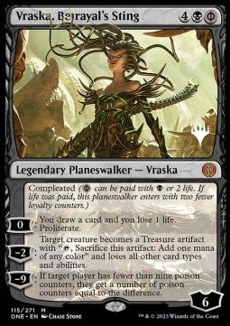 Vraska, Betrayal's Sting (V.2)⁣ - Phyrexia: All Will Be One: Promos⁣ (Mythic)⁣ [115]