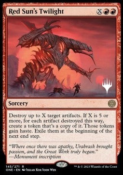 Red Sun's Twilight (V.2)⁣ - Phyrexia: All Will Be One: Promos⁣ (Rare)⁣ [145]