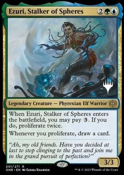 Ezuri, Stalker of Spheres (V.2)⁣ - Phyrexia: All Will Be One: Promos⁣ (Rare)⁣ [201]