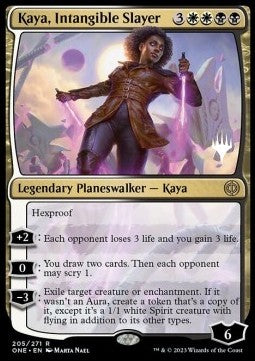 Kaya, Intangible Slayer (V.2)⁣ - Phyrexia: All Will Be One: Promos⁣ (Rare)⁣ [205]