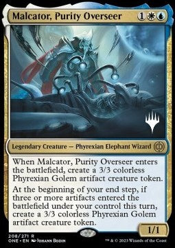 Malcator, Purity Overseer (V.2)⁣ - Phyrexia: All Will Be One: Promos⁣ (Rare)⁣ [208]