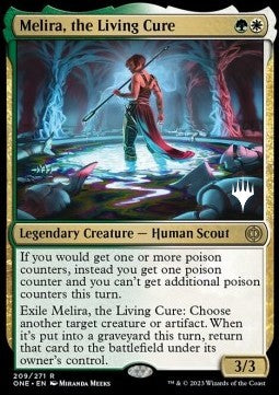 Melira, the Living Cure (V.2)⁣ - Phyrexia: All Will Be One: Promos⁣ (Rare)⁣ [209]