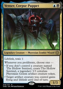 Venser, Corpse Puppet (V.2)⁣ - Phyrexia: All Will Be One: Promos⁣ (Rare)⁣ [219]