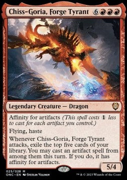 Chiss-Goria, Forge Tyrant⁣ - Commander: Phyrexia: All Will Be One⁣ (Mythic)⁣ [25]