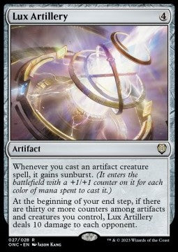 Lux Artillery⁣ - Commander: Phyrexia: All Will Be One⁣ (Rare)⁣ [27]
