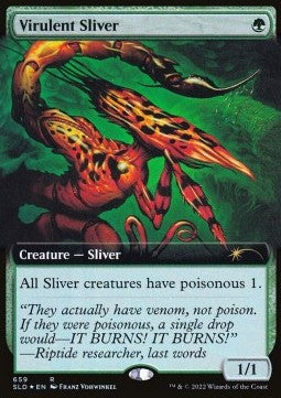 Virulent Sliver - Secret Lair Drop Series (Rare) [SLD-659]
