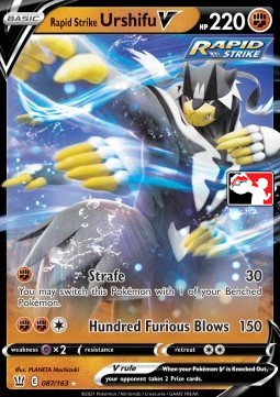 Rapid Strike Urshifu V⁣ - Play! Pokémon Prize Pack Series One⁣ (Promo)⁣ [BTS 087]