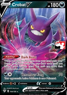 Crobat V⁣ - Play! Pokémon Prize Pack Series One⁣ (Promo)⁣ [DAA 104]