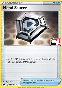 Metal Saucer⁣ - Play! Pokémon Prize Pack Series One⁣ (Promo)⁣ [SSH 170]