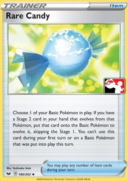 Rare Candy⁣ - Play! Pokémon Prize Pack Series One⁣ (Promo)⁣ [SSH 180]