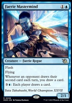 Faerie Mastermind⁣ - March of the Machine⁣ (Rare)⁣ [58]