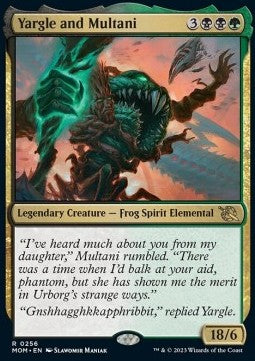 Yargle and Multani⁣ - March of the Machine⁣ (Rare)⁣ [256]