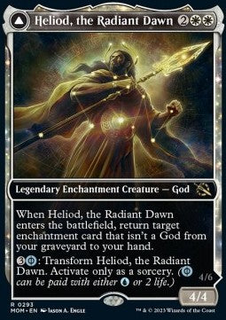Heliod, the Radiant Dawn // Heliod, the Warped Eclipse⁣ - March of the Machine: Extras⁣ (Rare)⁣ [293]
