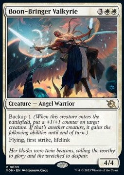 Boon-Bringer Valkyrie⁣ - March of the Machine⁣ (Rare)⁣ [9]