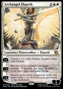 Archangel Elspeth⁣ - March of the Machine⁣ (Mythic)⁣ [6]