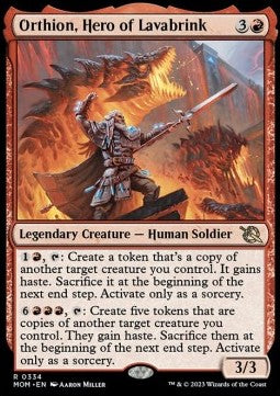 Orthion, Hero of Lavabrink (V.1)⁣ - March of the Machine: Extras⁣ (Rare)⁣ [334]