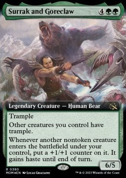 Surrak and Goreclaw (V.2)⁣ - March of the Machine: Extras⁣ (Rare)⁣ [380]