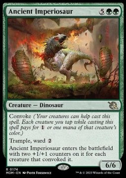 Ancient Imperiosaur⁣ - March of the Machine⁣ (Rare)⁣ [174]