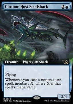 Chrome Host Seedshark⁣ - March of the Machine: Extras⁣ (Rare)⁣ [350]