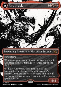 Urabrask // The Great Work (V.1) - March of the Machine: Extras (Mythic) [XMOM-299]