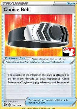 Choice Belt⁣ - Play! Pokémon Prize Pack Series Two⁣ (Promo)⁣ [BRS 135]