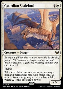 Guardian Scalelord⁣ - Commander: March of the Machine⁣ (Rare)⁣ [16]