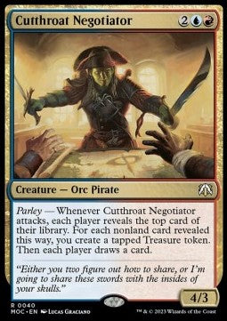 Cutthroat Negotiator⁣ - Commander: March of the Machine⁣ (Rare)⁣ [40]