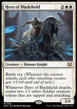 Hero of Bladehold⁣ - Commander: March of the Machine⁣ (Mythic)⁣ [188]
