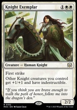 Knight Exemplar⁣ - Commander: March of the Machine⁣ (Rare)⁣ [192]