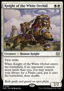 Knight of the White Orchid⁣ - Commander: March of the Machine⁣ (Rare)⁣ [193]