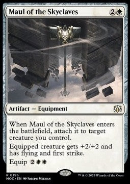 Maul of the Skyclaves⁣ - Commander: March of the Machine⁣ (Rare)⁣ [195]