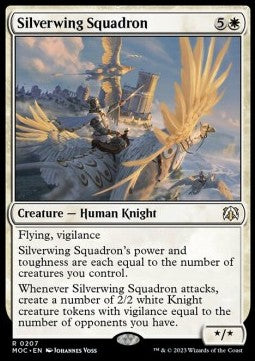 Silverwing Squadron⁣ - Commander: March of the Machine⁣ (Rare)⁣ [207]