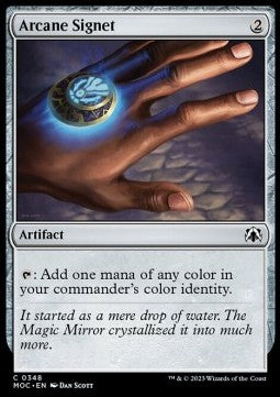 Arcane Signet⁣ - Commander: March of the Machine⁣ (Common)⁣ [348]