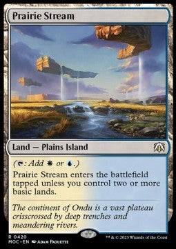 Prairie Stream⁣ - Commander: March of the Machine⁣ (Rare)⁣ [420]