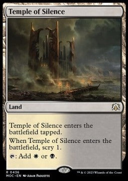 Temple of Silence⁣ - Commander: March of the Machine⁣ (Rare)⁣ [436]