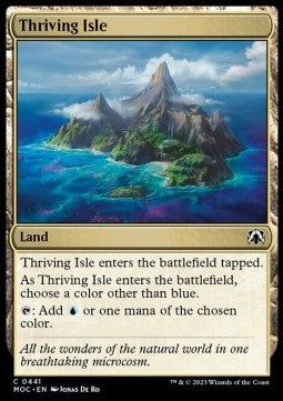 Thriving Isle⁣ - Commander: March of the Machine⁣ (Common)⁣ [441]