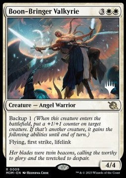 Boon-Bringer Valkyrie (V.2)⁣ - March of the Machine: Promos⁣ (Rare)⁣ [9]