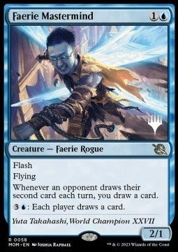 Faerie Mastermind (V.2)⁣ - March of the Machine: Promos⁣ (Rare)⁣ [58]