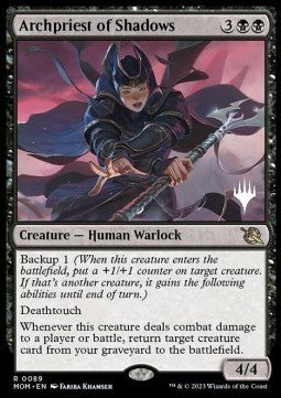 Archpriest of Shadows (V.2)⁣ - March of the Machine: Promos⁣ (Rare)⁣ [89]