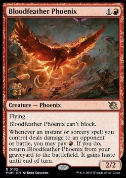 Bloodfeather Phoenix (V.1)⁣ - March of the Machine: Promos⁣ (Rare)⁣ [132]